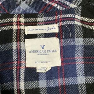 Oversized American eagle flannel